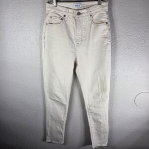 Pistola Size 26 Cream Denim Skinny Jeans Stretch Light Wash